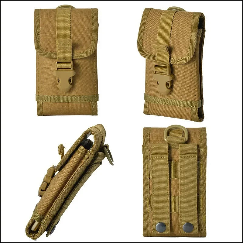 1PC Tacticals Molle Utility Bag Waist Accessories Bag Durable Hunting Hiking Phone Belt Pouch