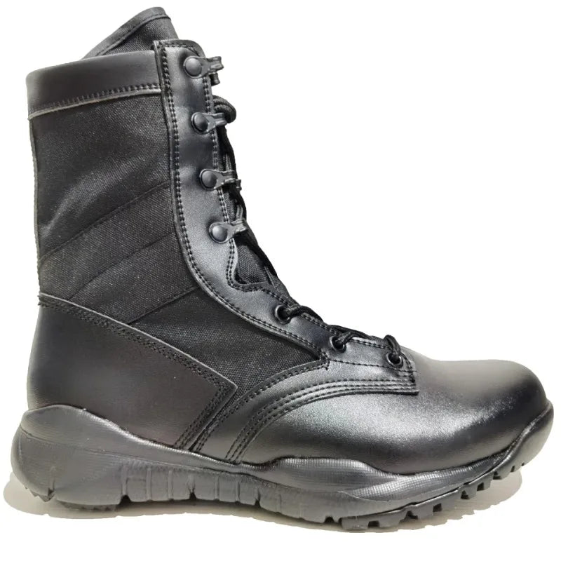 Summer Ultra-light Breathable Boots 35-46 Yards Men's and Women's Outdoor Mountaineering High-top Shoes Safety Boots (zipper)