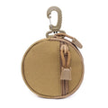 1000D New Outdoor Casual Men Coin Wallet Portable Mini Money Coin Pouch Keys Holder Waist Bag Round Small Case Zipper Wallet