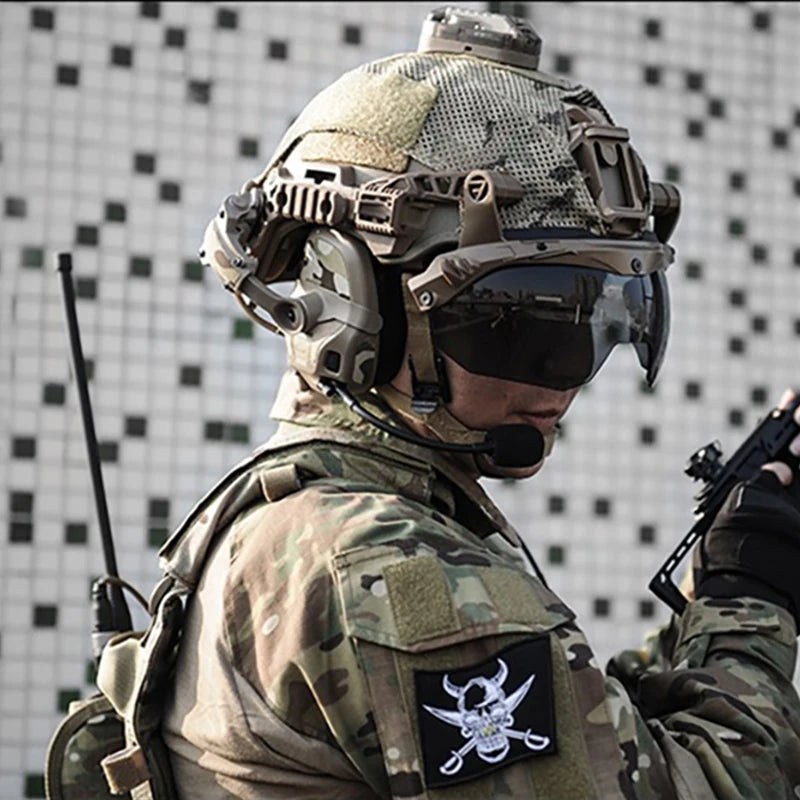 FCS-TACTICAL 2026 AMP PRO Digital Version Tactical Pickup Noise Reduction Communication Headset Shooting Protection Headset