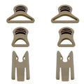 6Pcs/set Helmet Goggle Swivel Clips Set for Helmet Side Rails Airsoft Tactical Helmet Accessories