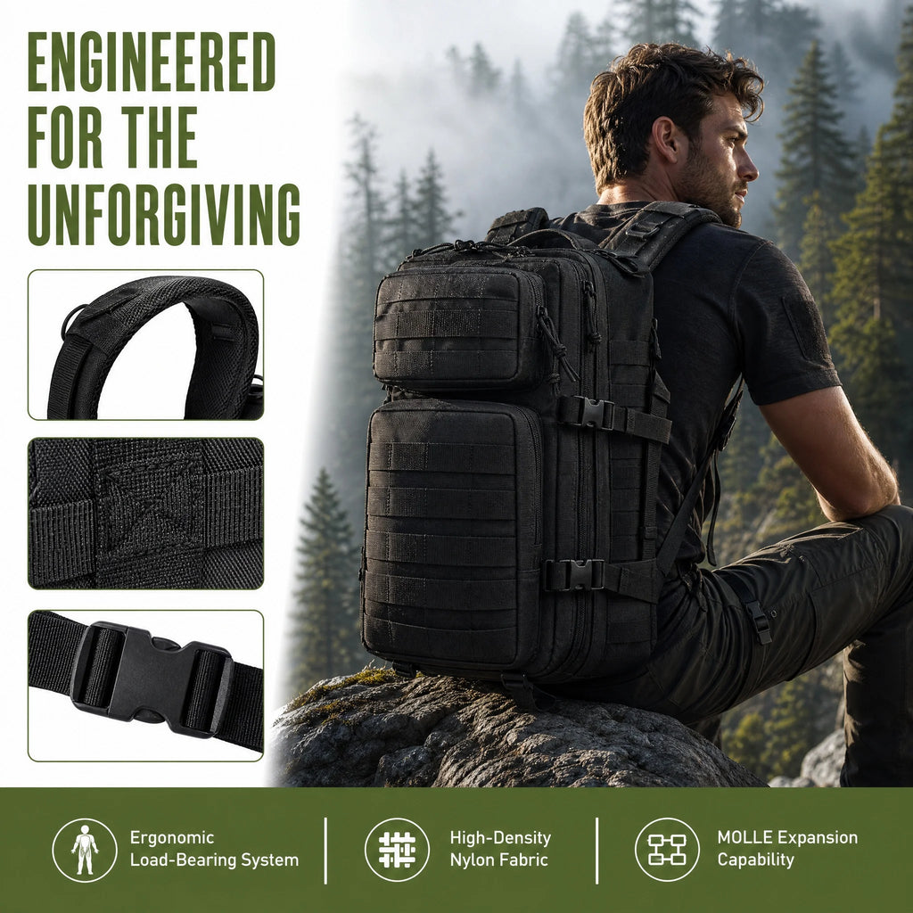 Classic Tactical Outdoor Backpack Bag Men Big Capacity Tactical Men Backpack Camouflage Travel Outdoor Hiking Backpacks Men