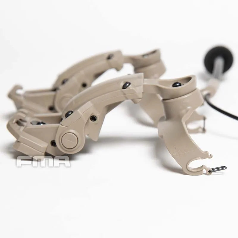 FMA Tactical Headphone Bracket FMA COMTAC Flip Back Helmet Bracket C3 to AMP Headphone Bracket