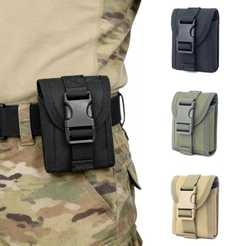 Compact EDC Pouch Tactical  Cigarette Bag Nylon Water Resistant MOLLE Tool Backpack Vest Hunting Mag Bag Waist Pack