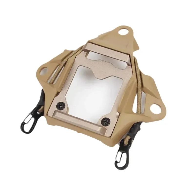 Tactical Helmet Accessory Kit with Adjustable Elastic Rope and Mounting Bracket for FAST SF Compatible with FAST SF