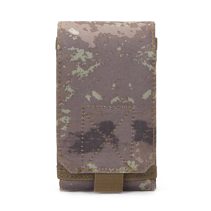 6 Inch Cell Phone Pouch Waist Bag Molle Outdoor Universal Running Mobile Phone Case Bag Camping Hunting Accessories Pouch