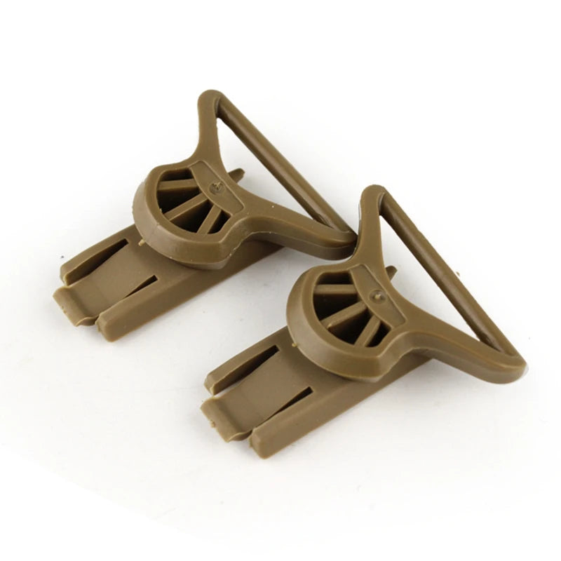 1 Pair Goggle Swivel Clips FMA Fast Helmet Side Rails Tactical Helmet Plastic Side Mount Paintball Helmets Accessory