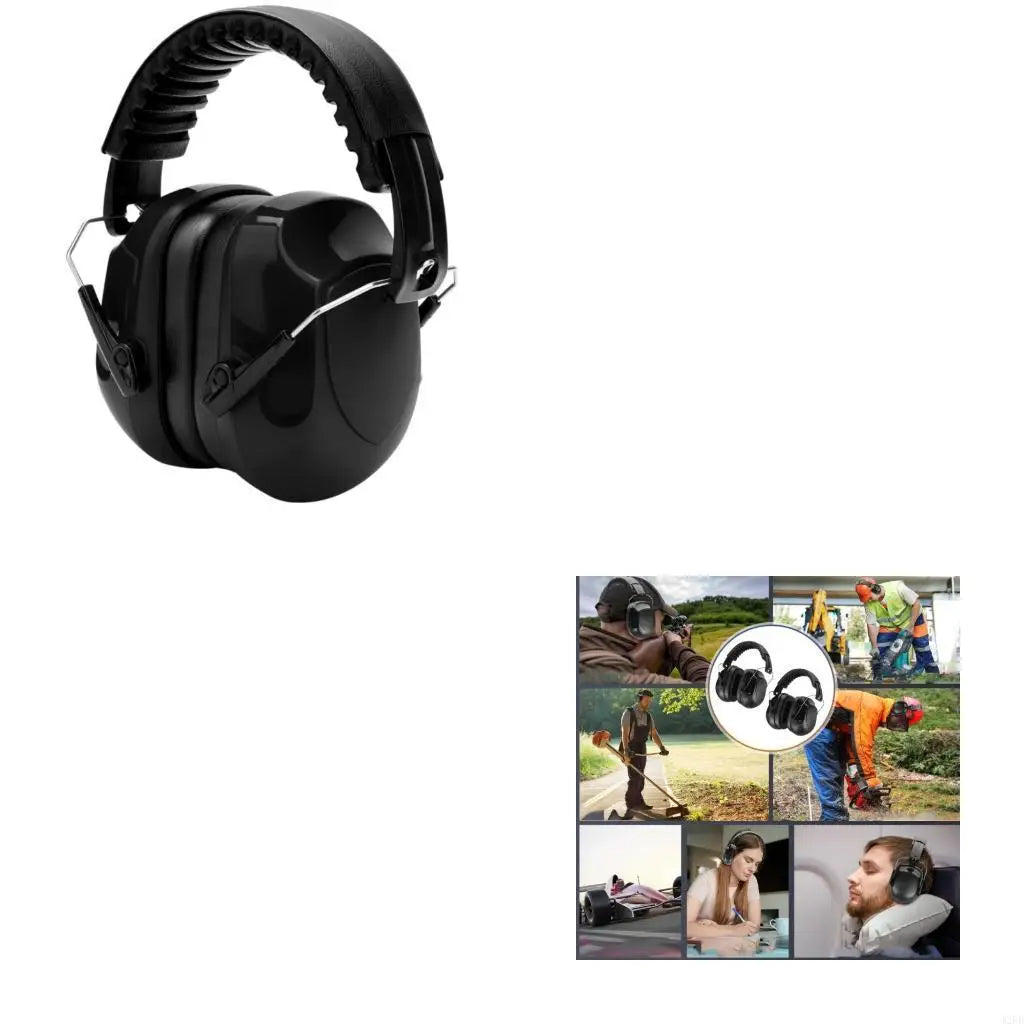 34dB Noise Cancelling Headphones Sound Blocking Kids Hearing Earmuffs