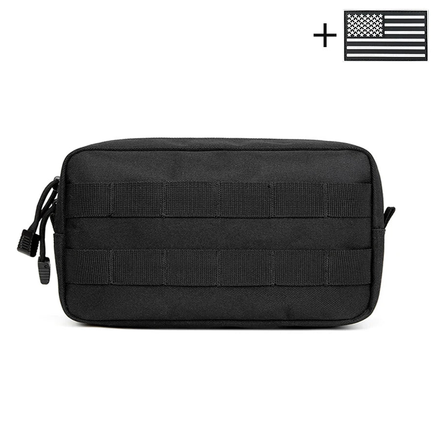 MOLLE system's multifunctional storage bag, lightweight tool storage bag, backpack accessory bag