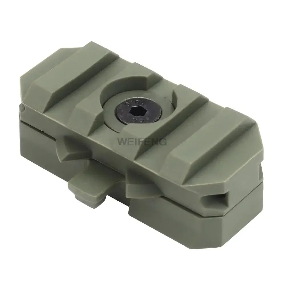 2PCS 19mm Tactical Helmet Side Rail Mount Adapter 360 Degree Guide Rotation Fast Helmet Rail Hunting Accessories