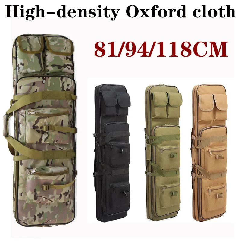 81/94/117CM Outdoor Hunting Bag Hunting Sniper Rifle Bag Military Accessories Carrying Gun Protection Backpack Fishing Bag
