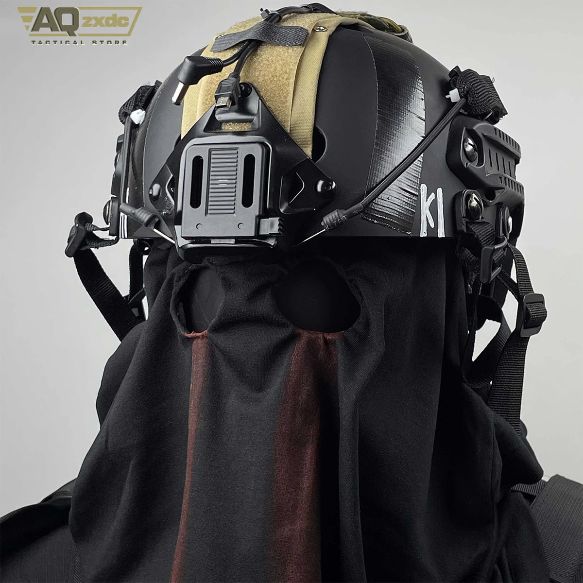 AQzxdc Cod Ghost Konig Set - Tactical Helmet Call of Duty 19cos Service Comic Exhibition Equipment Helmet Mask