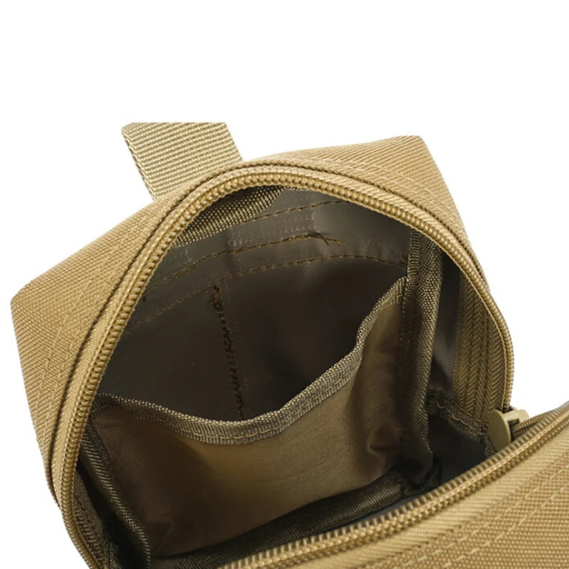 Outdoor Tactical EDC Pouch Utility Medical Molle Waist Bag Survival Tool First Aid Storage Pack Pouch Camping Hunting Bag