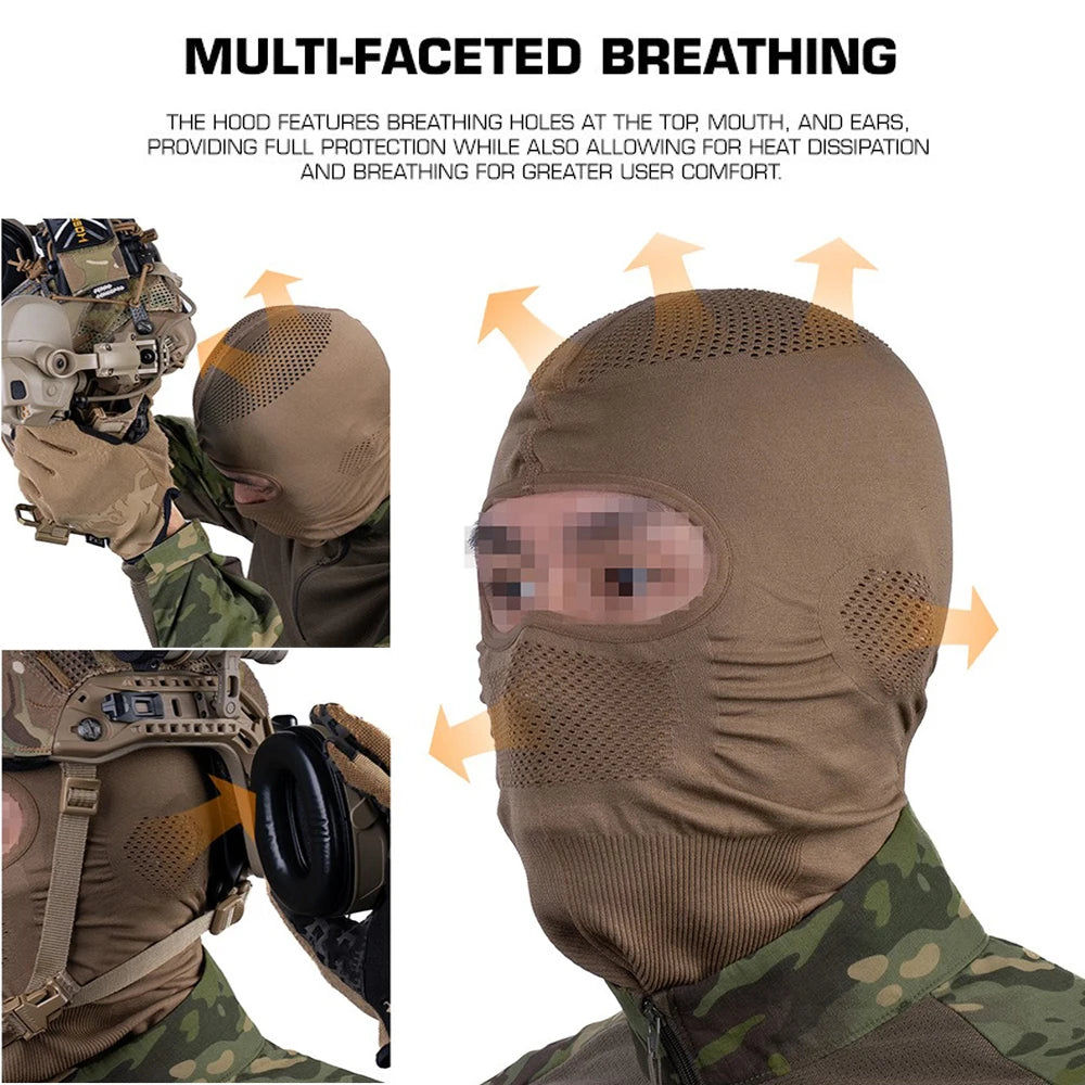 Tactical Venom Balaclava V1 Breathable Elastic Full Face Mask with Steel Mesh Protection for Airsoft Paintball Fast Helmet Gear