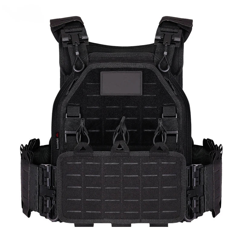 New Arrival Light Weight Quick Release Laser Cutting SWAT Combat 1000D Molle Chaleco Tactico Tactical Vest