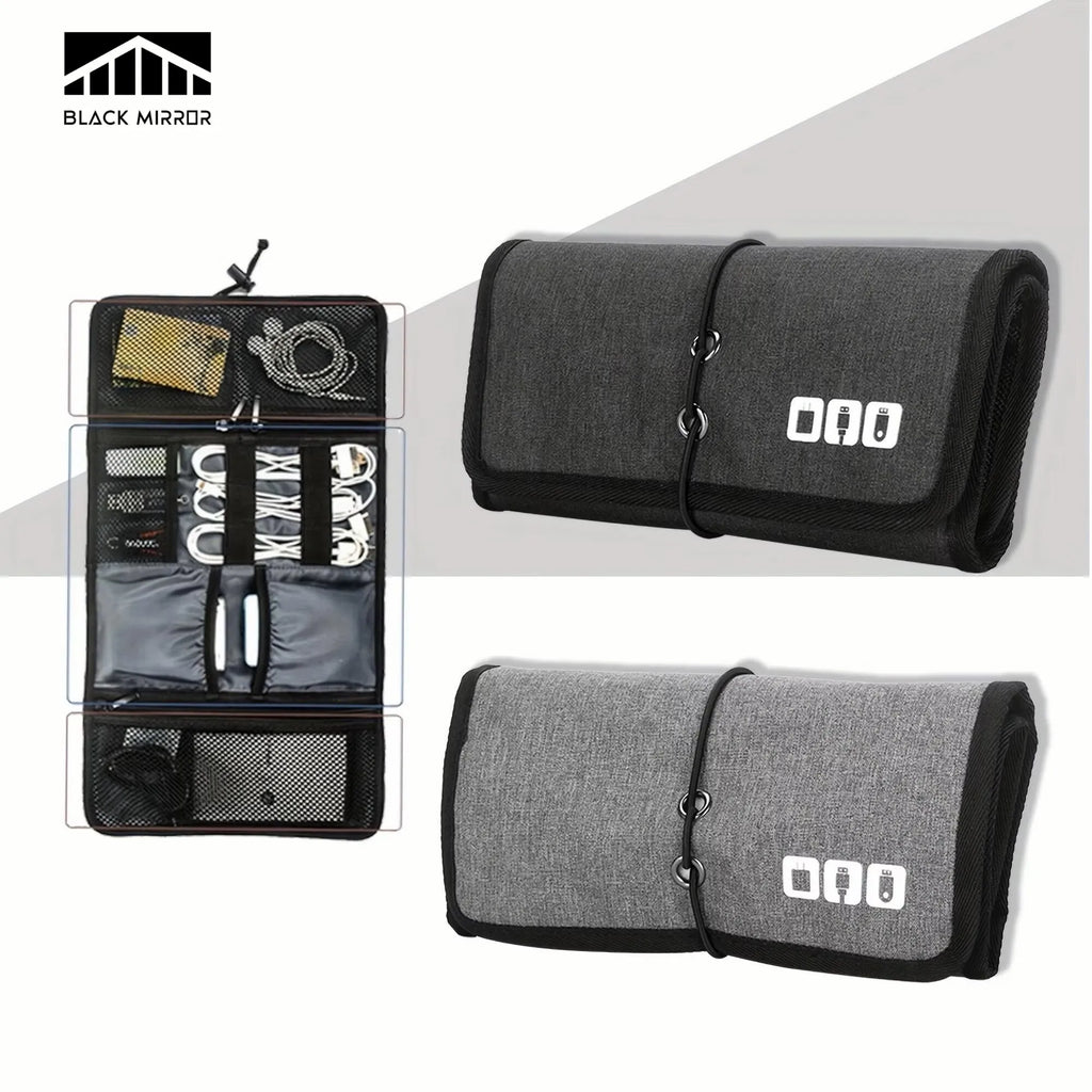 Multifunctional Travel Digital Cable Storage Bag Lightweight Waterproof Portable Travel Cable Electronic Accessories Organizer