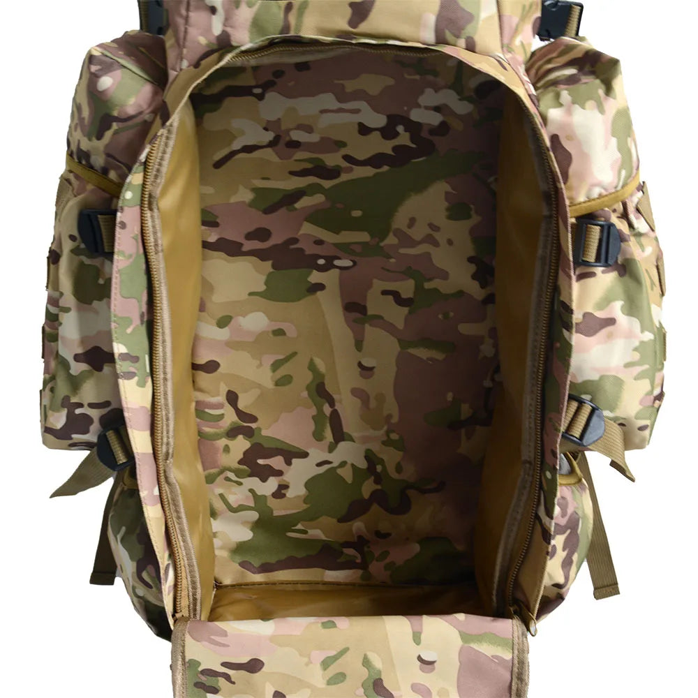 75 liters large capacity combination large backpack multi-functional outdoor sports cycling shoulder recreational hiking tactica