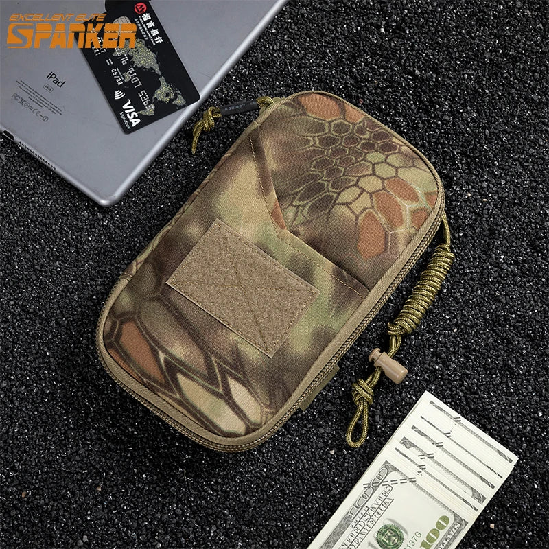 Tactical Wallet Pouch Portable Waist Pocket Crossbody Bag Camping Bags Wallet Outdoor Accessories Pouches Hunting Cycling