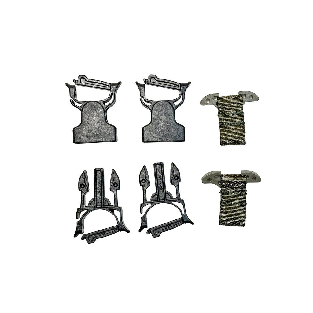 New Upgrade 15L Tactical Backpack, Detachable & Flame Retardant, Anti-IR Stealth, MOLLE Compatible, 1000D Water Resistant Nylon