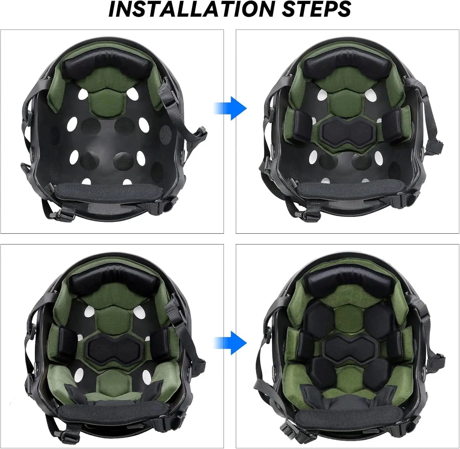Fourth Generation Wendy Helmet Suspension System Helmet Lanyard FAST MICH Outdoor Hunting BK/DE/RG Helmet Accessories