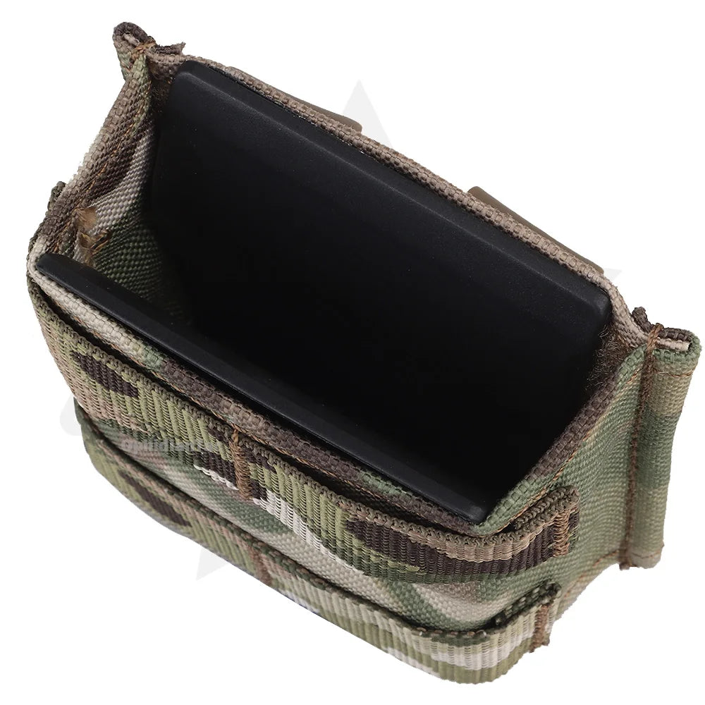 OphidianTac Molle Single 7.62 Mag Pouch Short Fast Pouch KYWI Kydex Wedge Insert Magazine Holster for 7.62mm Magazine