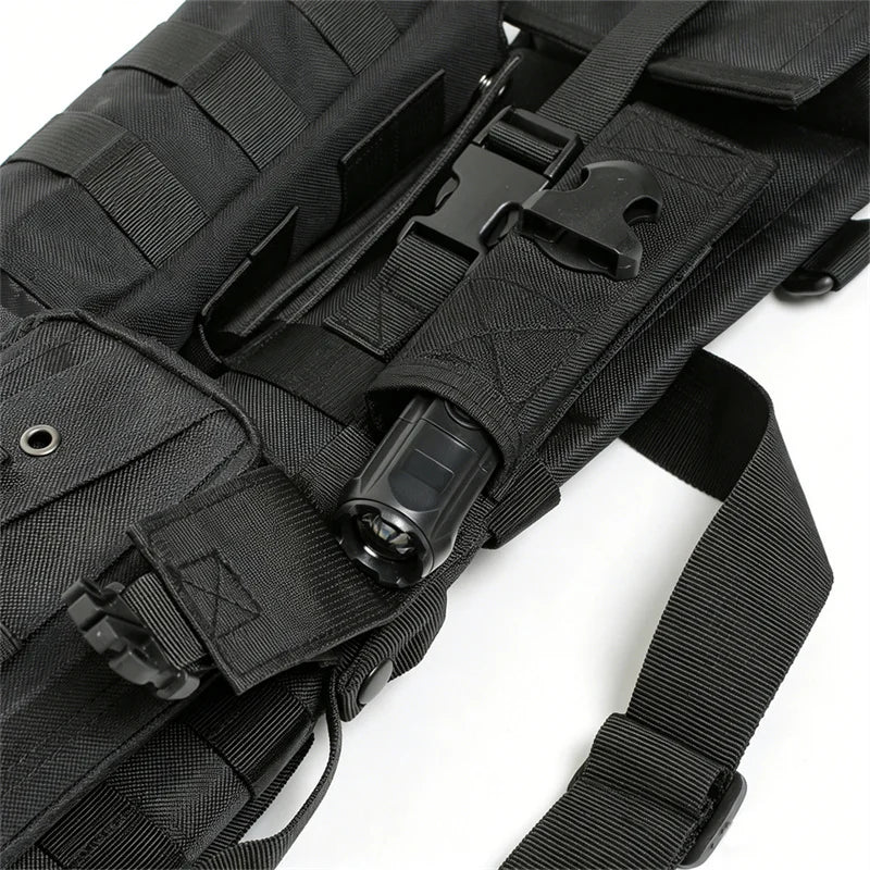 Tactical Gun Bag Military Outdoor Hunting Rifle Backpack Molle Handheld Gun Bag Single Shoulder Color Bullet Gun Equipment