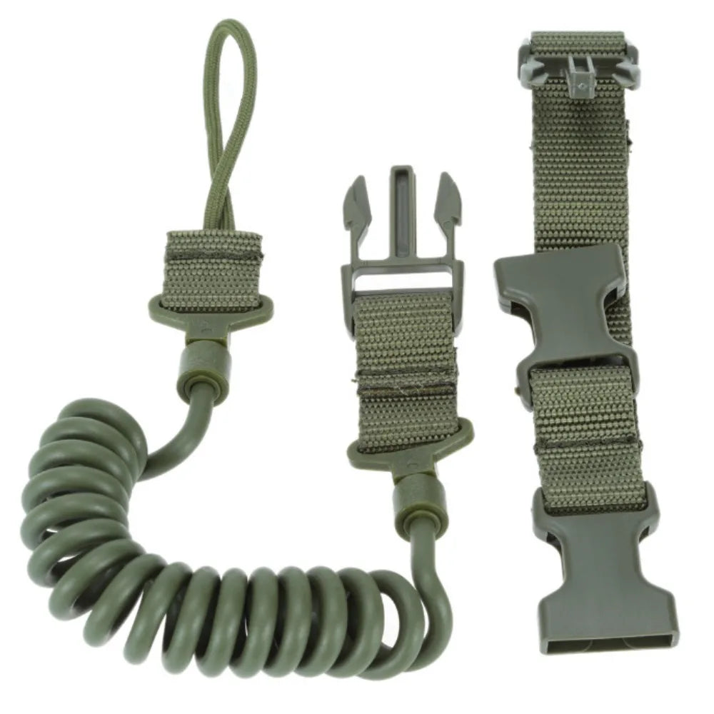 Telescopic Gun Sling Lanyard Spring Pistol Handgun Strap Hunting Tactical Shooting Outdoor Accessory