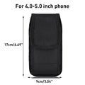 Tactical Nylon Molle Phone Holster Pouch Universal Belt Waist Bag 5.5" Mobile Phone Pouch Hunting EDC Accessory Bag