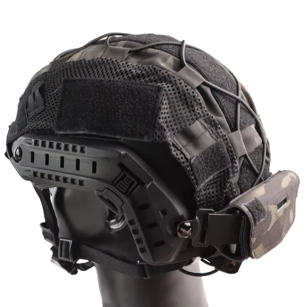 BOOIU Helmet Counterweight Weight Bag NVG Fast Mich Helmet Weight Pouch W/5 Counter Blocks For Airsoft PJ MH Helmet Accessories