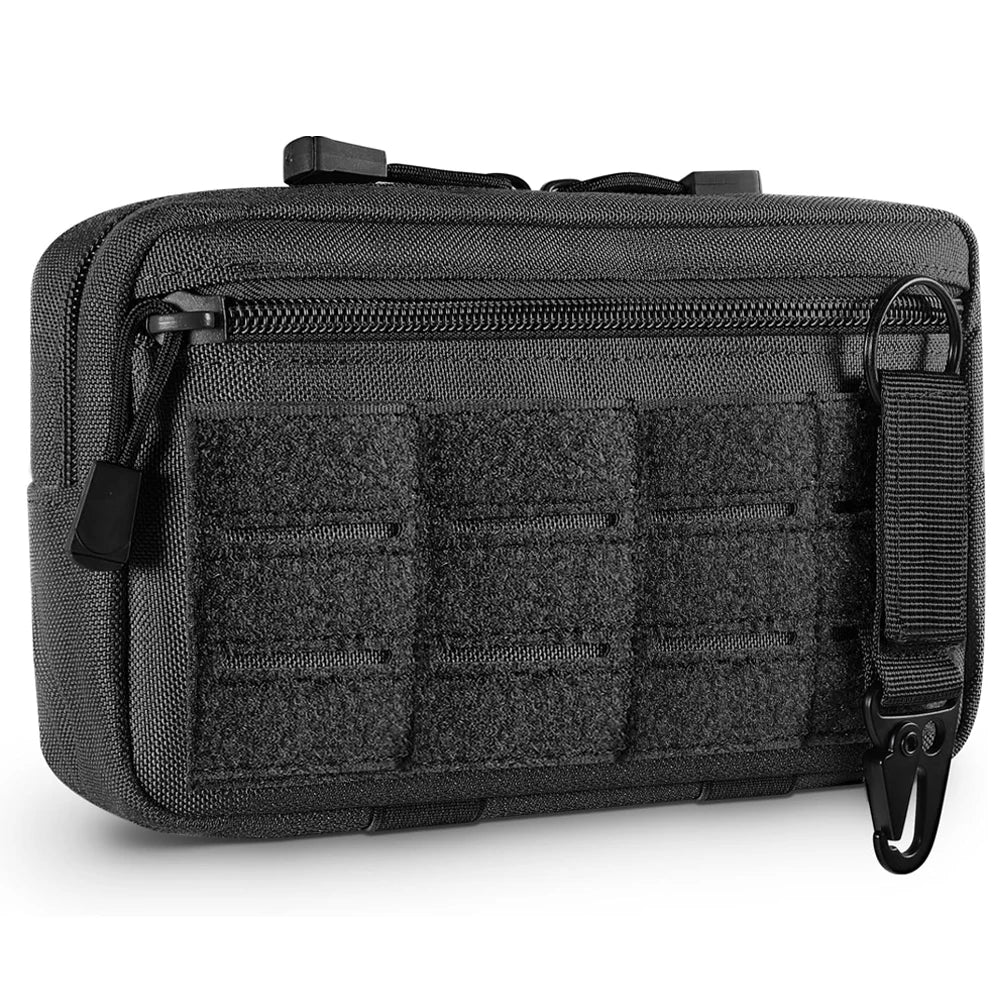 Molle Admin Pouch Utility EDC Tool Pouch Hunting Bag Horizontal Modular Pouch Chest Waist Pack EMT Orgaznier Bag for Outdoors