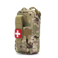 Tactical Drop Leg Platform Molle EDC Pouch Medical EMT Emergency First Aid Kit Bag IFAK Utility Tool Bag with Thigh MOLLE Rig