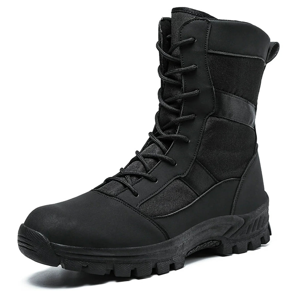 High Top Desert Tactical Boots Men's Camouflage Hunting Boots Outdoor Non-Slip Wear-Resistant Mountaineering Hiking Shoes
