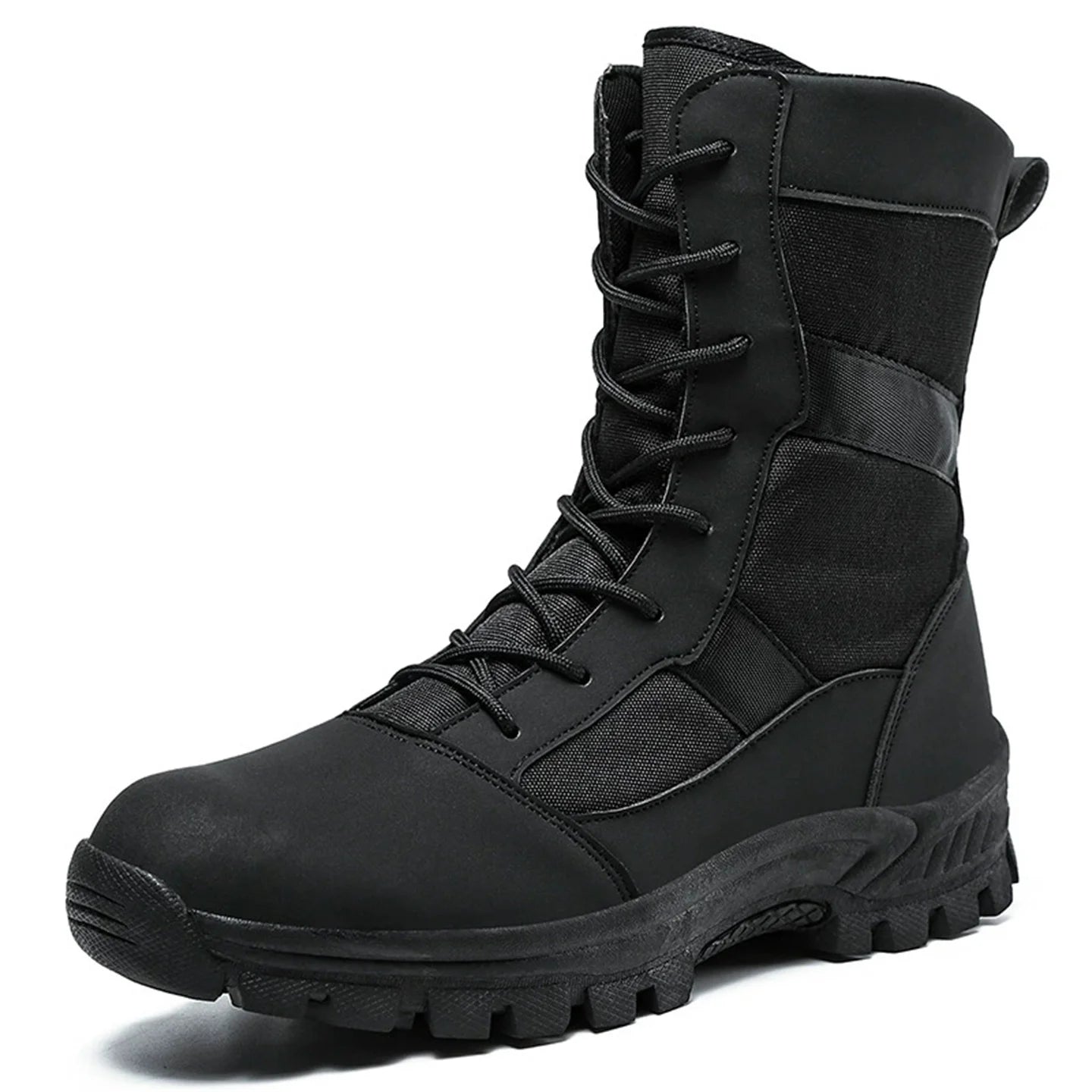 High Top Desert Tactical Boots Men's Camouflage Hunting Boots Outdoor Non-Slip Wear-Resistant Mountaineering Hiking Shoes