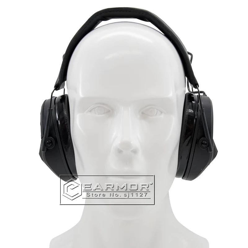 EARMOR-Shooting Earmuffs, Tactical Headphones, M30 Electronic Hearing Protector, AUX Input for Hunting