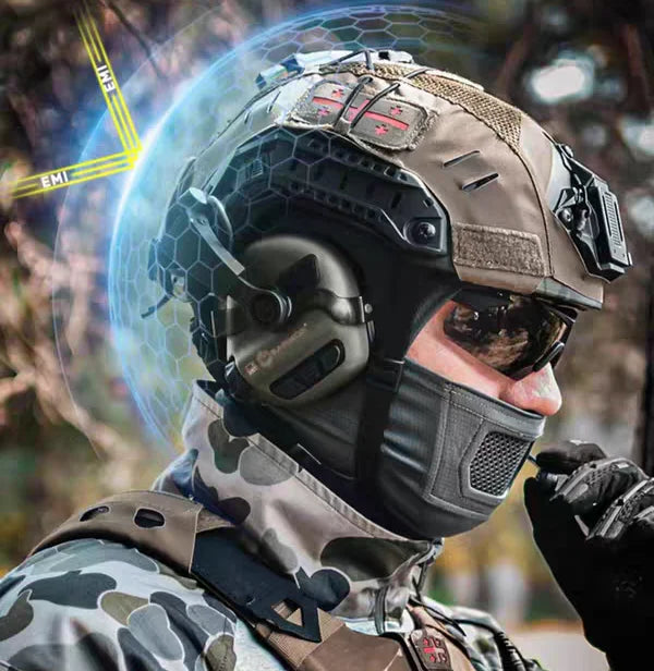 EARMOR - Tactical headphones, combat air gun shooting earmuffs, professional version electronic shooting earmuffs