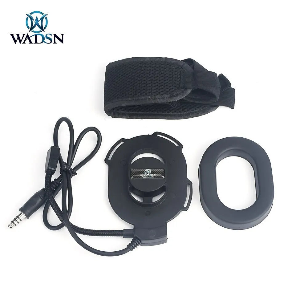 Wadsn Tactical Game Shooting Communication Headphone Bowman Elite II Headset U94 PTT for Kenwood Baofeng UV-5R Radio