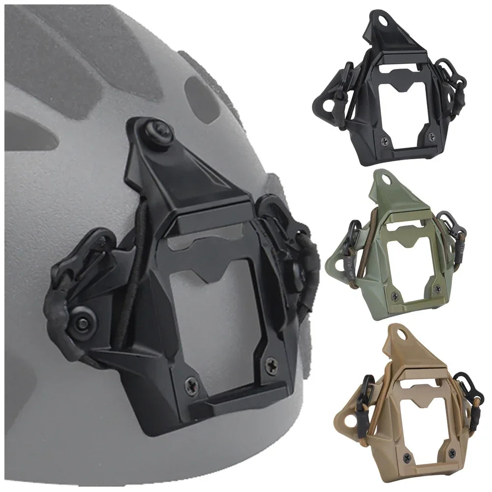 Tactical FAST Helmet NVG Shroud Night Vision Helmet Mount Adapter for MICH AF OPS-Core Helmet Accessory