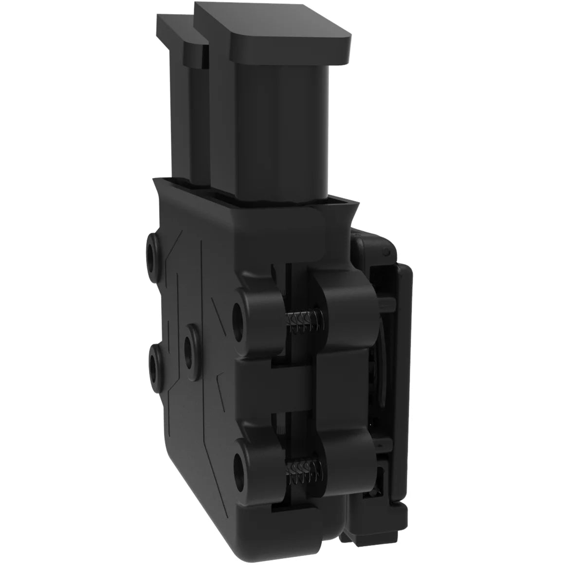 Universal Double Magazine Pouch for 9mm .380 ACP .357 10mm .40 .45 Double Stack Magazines Holster 14mm to 24mm