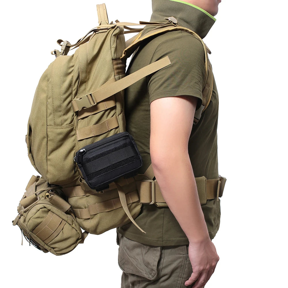 Molle Utility EDC Waist Bag Tactical Pouch Medical First Aid Bag Outdoor Survival EDC Tool Kit Belt Pouch Sports Hunting Bag