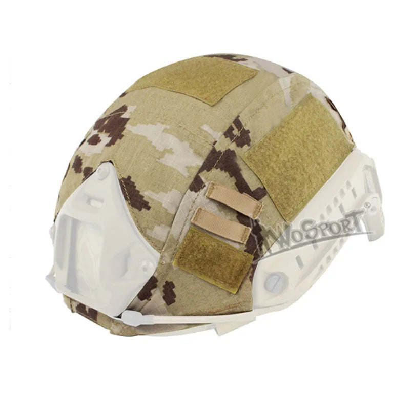 Military Airsoft Tactical Helmet Cover Combat Fast Helmet Multicam Cover For Head CS Wargame Gear Circumference 52-60cm