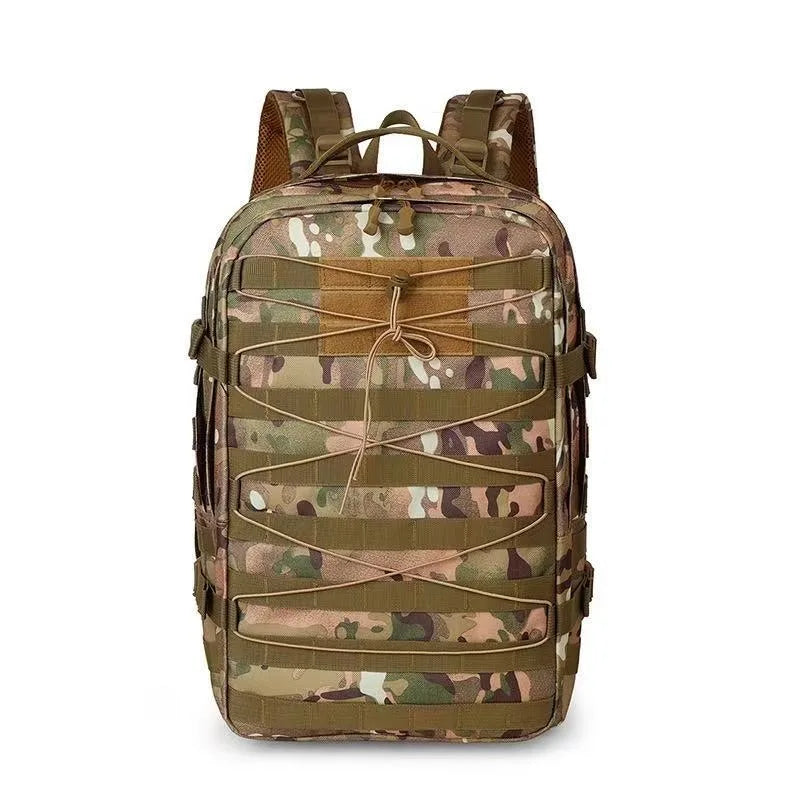 Amazon Durable Outdoor Backpack 3P Camouflage Double Shoulder Hiking and Mountaineering Large Capacity Backpack