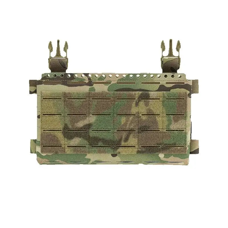 Tactical MK5 Chest Rig Front Panel SS Style Molle Vest Front Pouch For FCSK JPC LV119 6516 Airsoft AR15 Military Enthusiast Camo