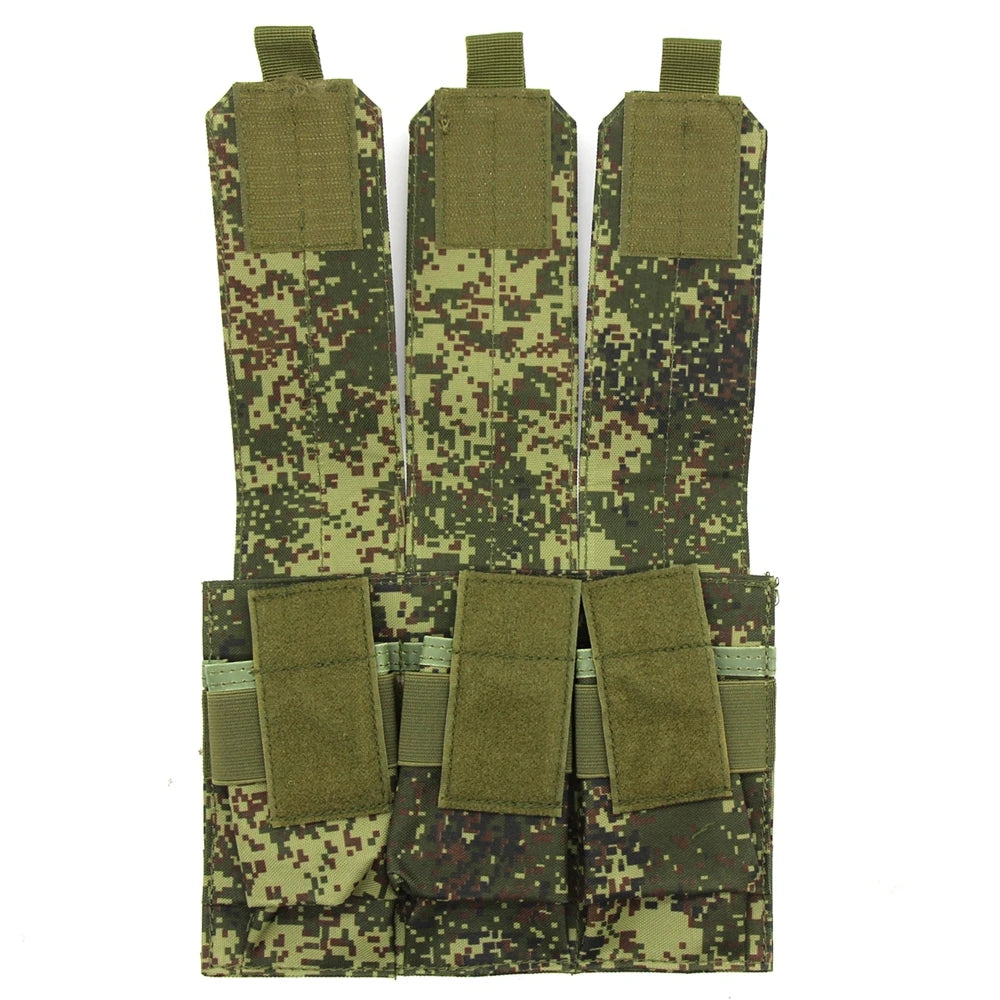 M4 5.6 7.62 Triple Magazine Pouch Single Double Magazine Bag for M6 AR M4 AR15 Rifle Pistol Mag Pouch Molle Bag Vest Accessory