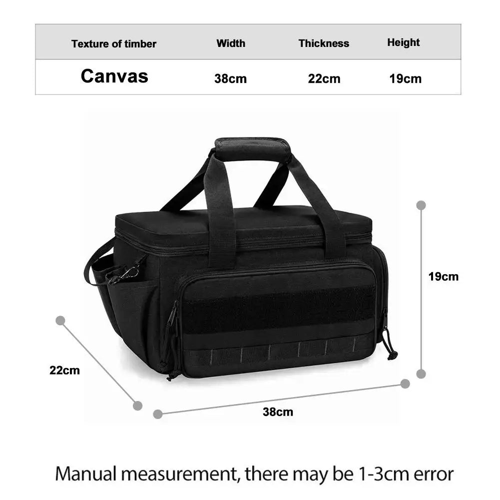 High-capacity Tool Storage Bag Comfortable Handle Thick Padded Base Easy Carrying Tool Case Black Color Water Resistant Tool Bag