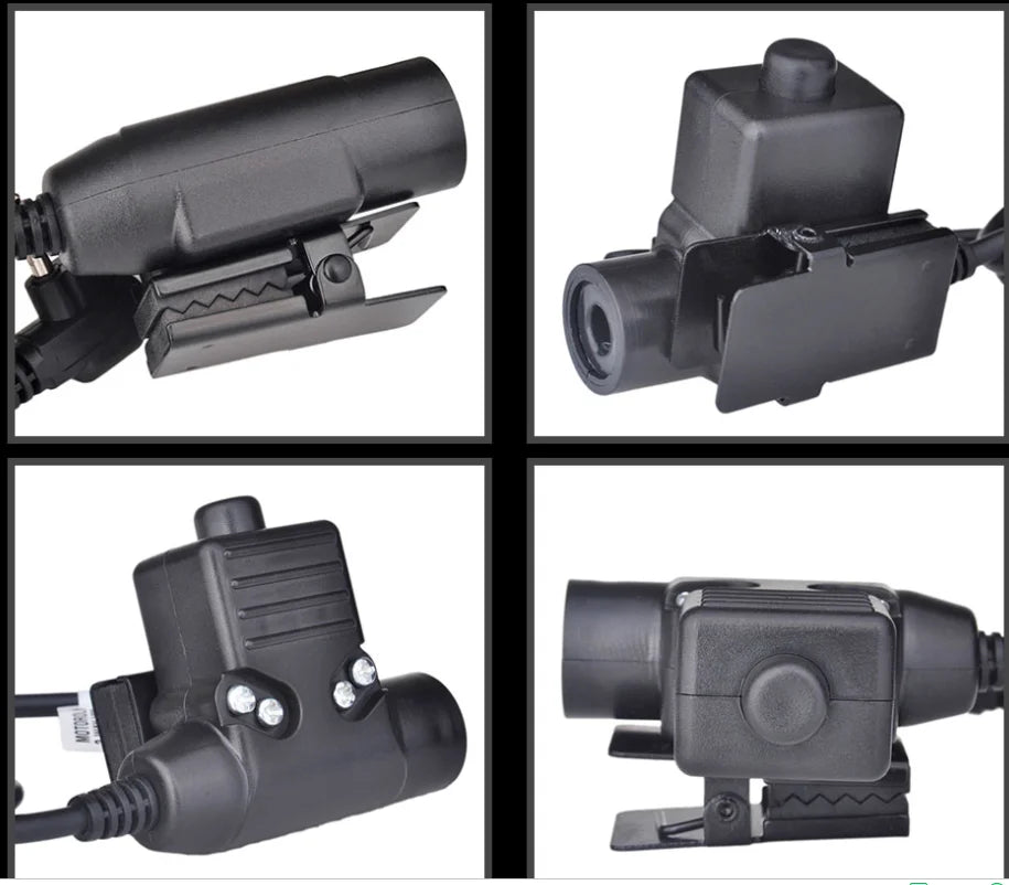NEW Civil Version U94 Tactical PTT for Wadsn Headset COMTA Earmor Copy Headphone Outdoor Hunting PTT Fit Baofeng Kenwood Plug