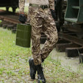 Multicam Camouflage Hunting Tactical Pants Training Wear-resistant Hiking Pants Hunting Outdoors Cargo Pant with Knee Pads New