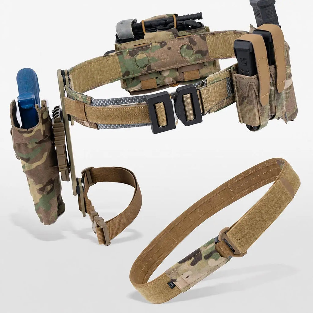 Magnetic Tactics Belt Quick Release Molle Battle Belt with Magnetic Positioning System RTI/M Holster Compatible Inner EDC Belt