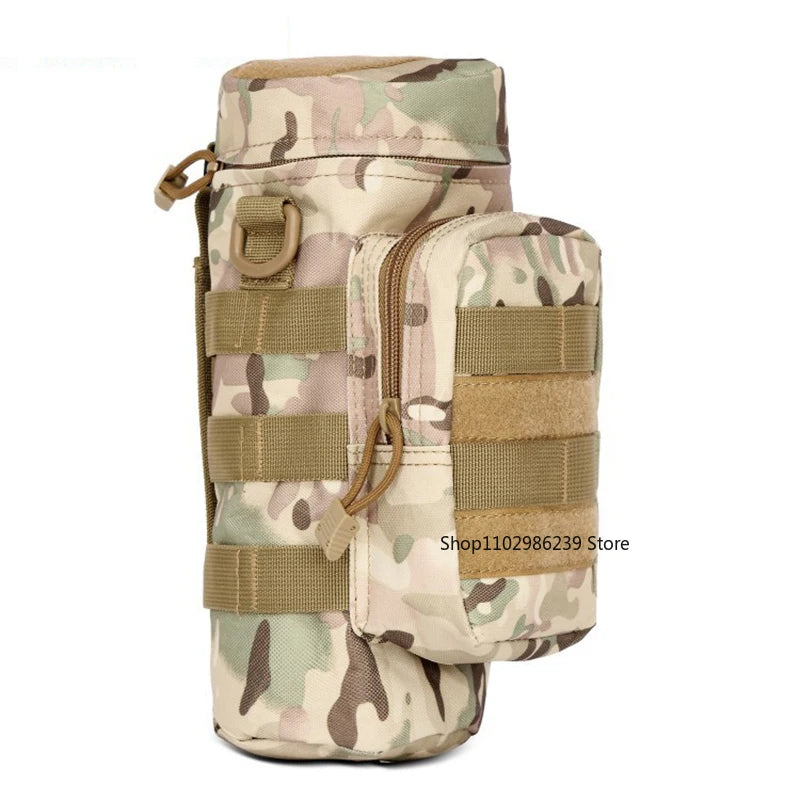 Camping Hydration Waist Pack Water Bottle Holder Kettle Pouch Shoulder Bag for Hiking Cycling Hunting Camping and Picnicking