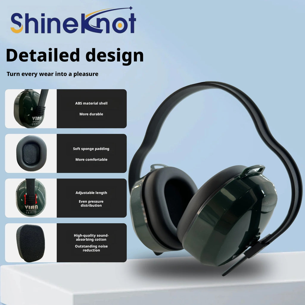 SHINEKNOT Noise Reducing Earmuffs For Sleep Dormitory Learning Headphones Industrial Noise Reducing Earmuffs