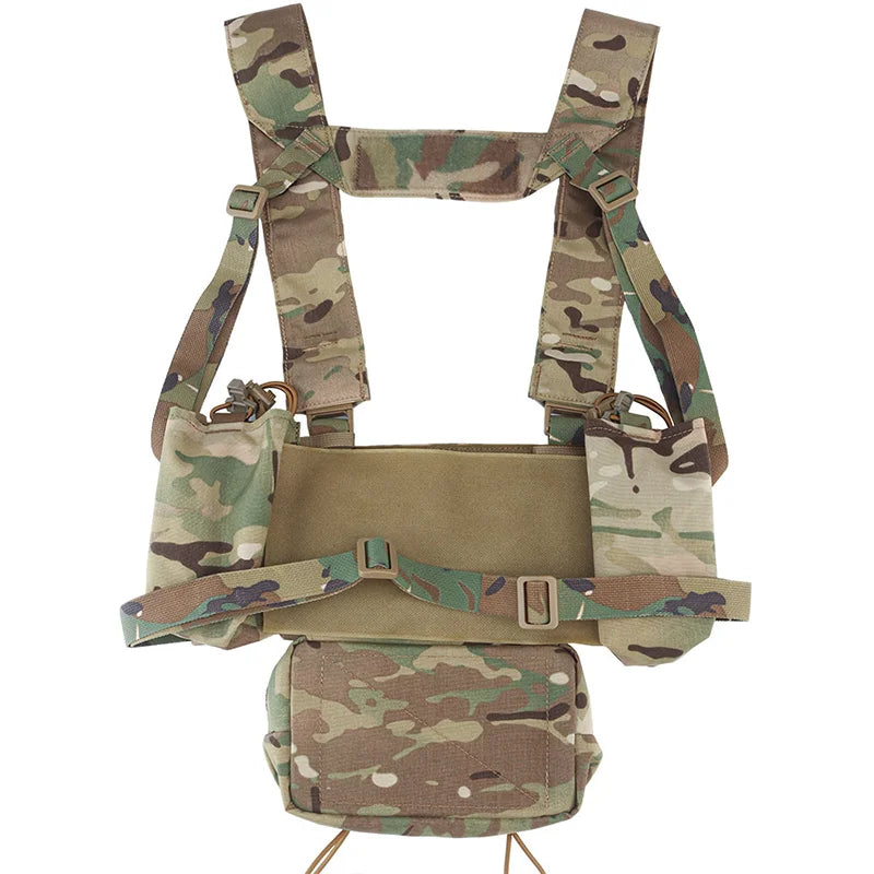 MK4 Modular Chest Rig 500D Nylon H Harness MOLLE Platform 5.56 9mm M4 AK Magazine Insert Hunting Airsoft Paintball Gear